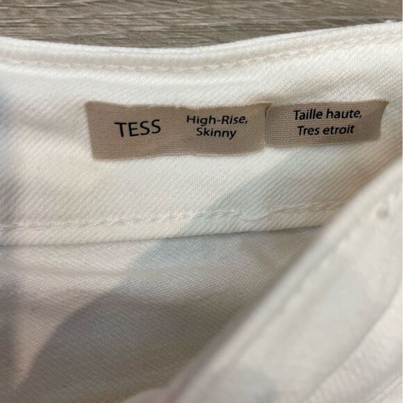 MAVI JEANS Tess High Waist Raw Hem Ankle Skinny Jeans Mid Destroyed Hem - Picture 8 of 8